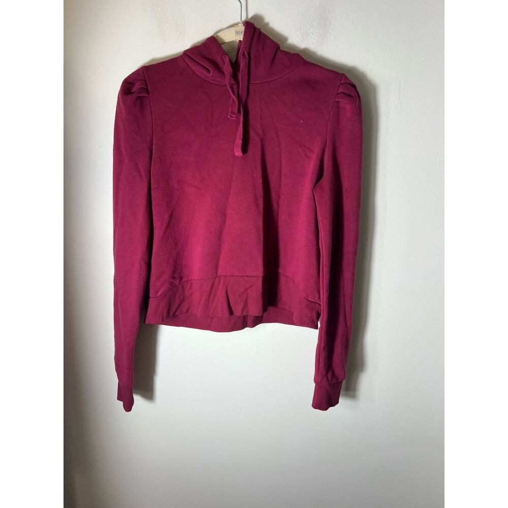 Z Supply Maroon Pullover Hoodie size M